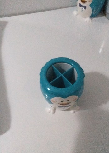 Renkli Mavi Çocuk Kalemlik Seti - Görsel 2