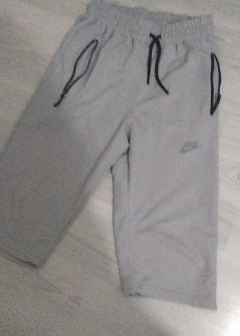 Erkek Gri Mini Spor Eşofman Altı