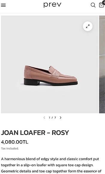 Zara Prev Joan Loafer Rosy