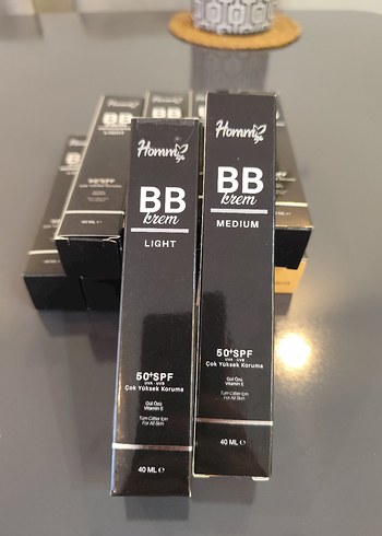 Homm BB Krem 40 ML, 50+ SPF, Açık ve Orta Ton - Görsel 4