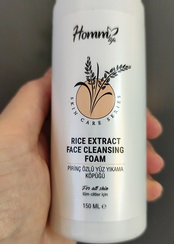 Homm Rice Extract Yüz Temizleme Köpüğü - Görsel 3