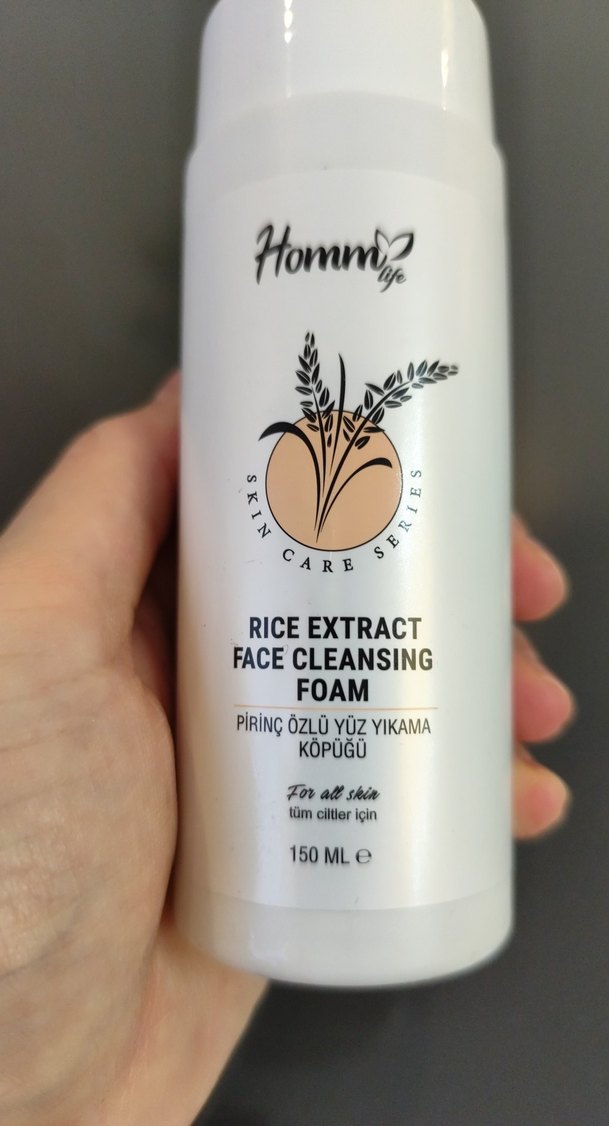 Homm Rice Extract Yüz Temizleme Köpüğü - Görsel 3