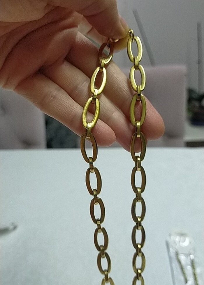 2 adet zincir kolye  - Görsel 4