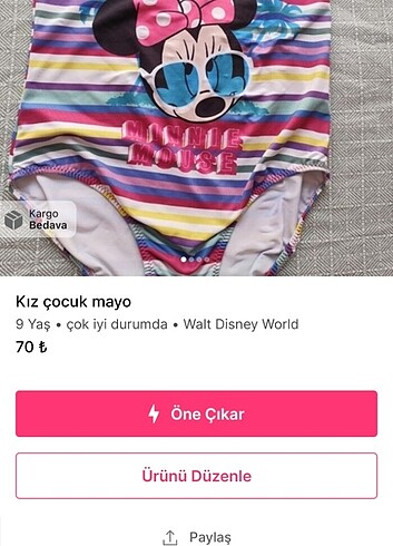 9 Yaş Beden Kız çocuk mayo ve tişörtler 