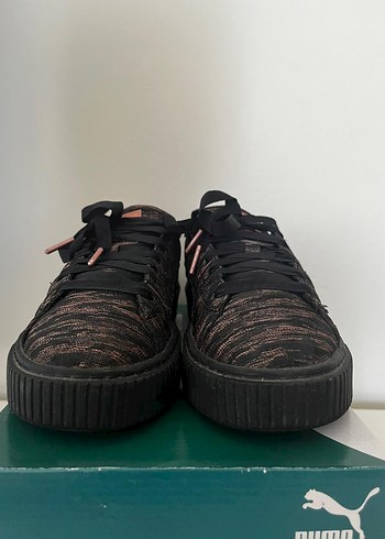 38 Beden kahverengi Renk Puma Kadın Kahverengi Platform Spor Ayakkabı