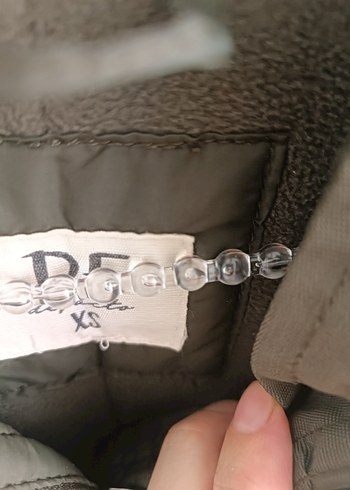xs Beden Gri Kadın Kemerli Midi Kışlık Mont defacto