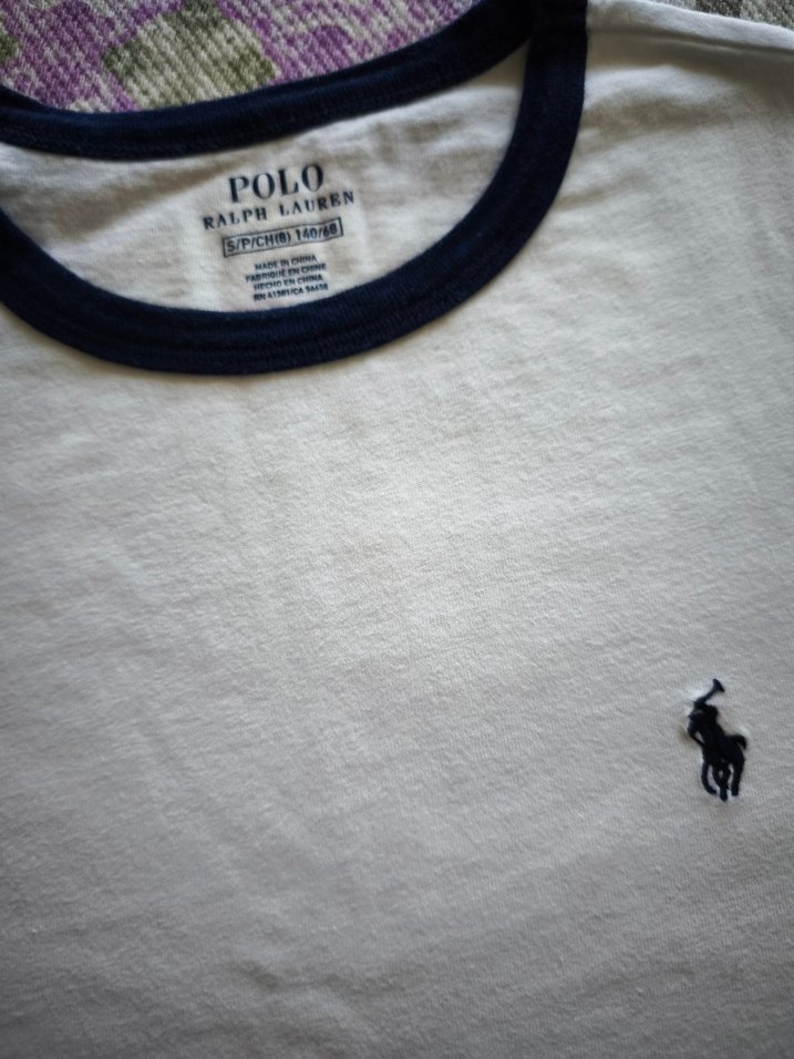 Beyaz Erkek Çocuk Polo Tişörtü Siyah Detaylı - Görsel 2