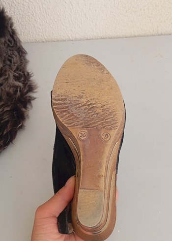 Diğer Kahverengi Dolgu Topuklu Kadın Ayakkabı