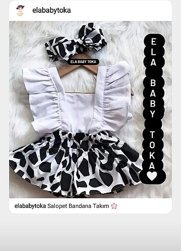 Salopet bandana takım 