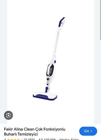 Fakir buharlı mop 