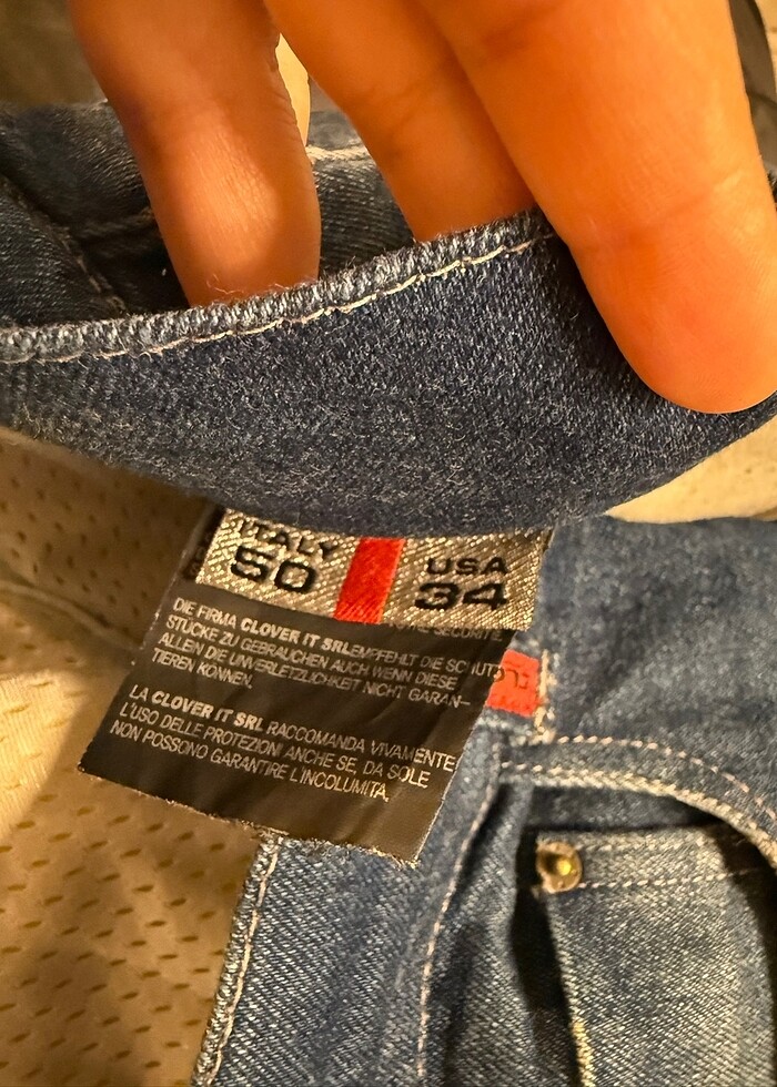 Clover kevlar kot motor pantolonu - Görsel 4