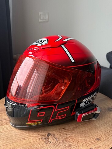 Shoei full face motor kask+cardo ducati packtalk bold