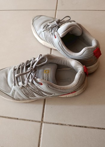 Beyaz Gri erkek erkek ayakkabı - Görsel 5