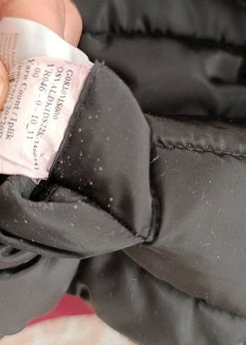 siyah ve kırmızı erkek çocuk Midi Kışlık Mont Kapüşonlu - Görsel 6