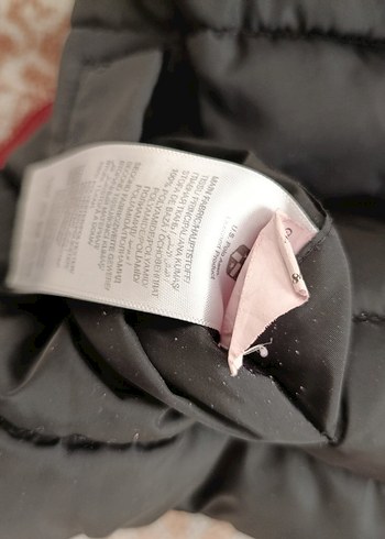 siyah ve kırmızı erkek çocuk Midi Kışlık Mont Kapüşonlu - Görsel 7