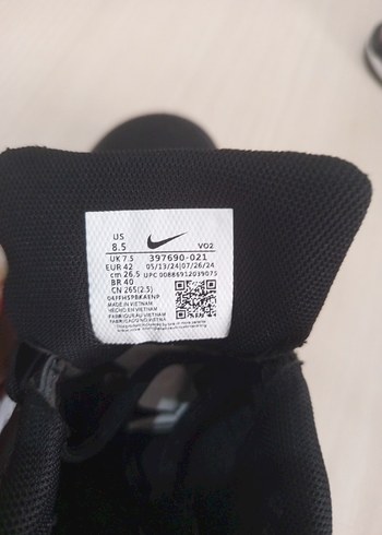 Nike Nike Air max Siyah Beyaz Erkek Siyah 40/41/42/43/44 Beyaz44/45