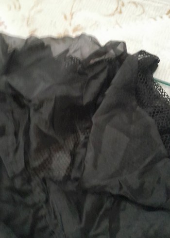 Siyah Gotik Tarzı yagmurluk - Görsel 4