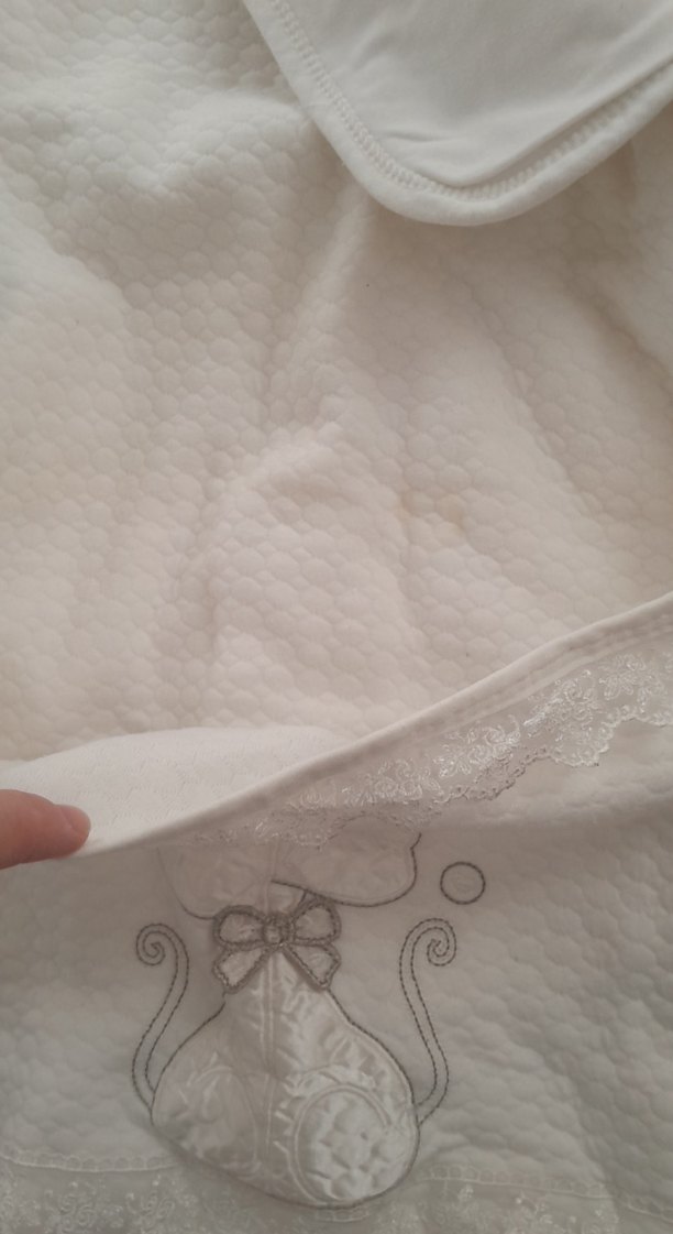 Nakışlı Keten Bebek Uyku Seti - Görsel 5