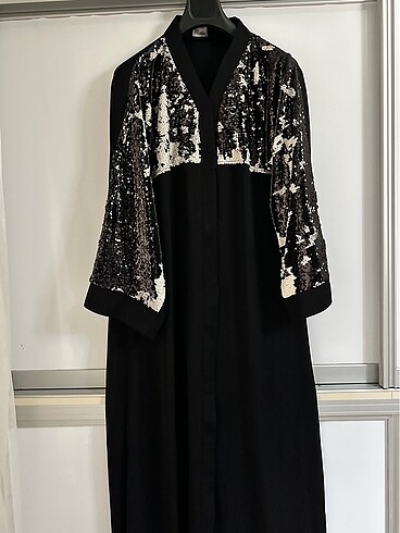 Payetli abaya