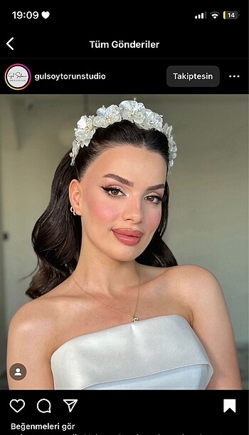 GUL SOYTORUN STUDIO GELİN TACI