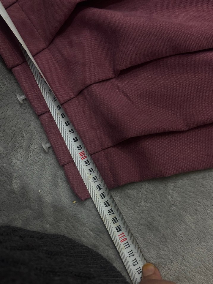 Bordo Modern Stil Perdeler 4 ADER - Görsel 2