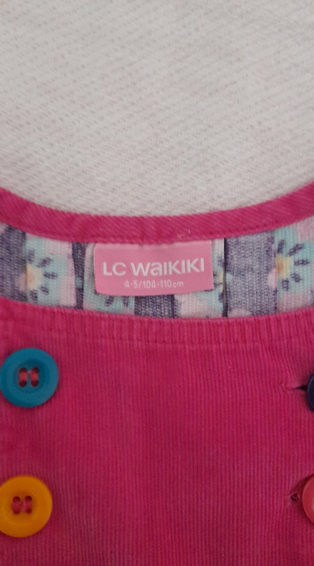 Renkli Çiçek Desenli Elbise - Görsel 3