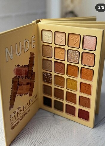 Nude far paleti makyaj seti kitabı 