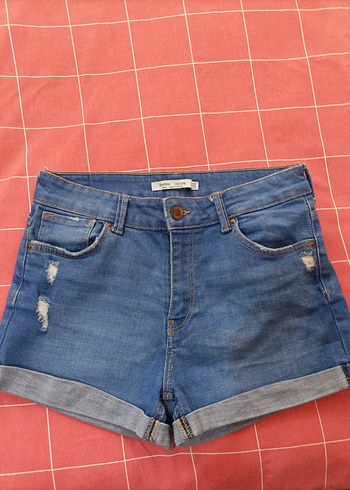 Bershka Mavi Kadın Kot Şort