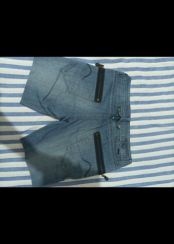 s Beden mavi Renk Kadın Mavi Midi Denim Şort