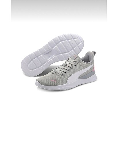 Puma Anzarun Lite Metallic Jr Gri Spor Ayakkabı