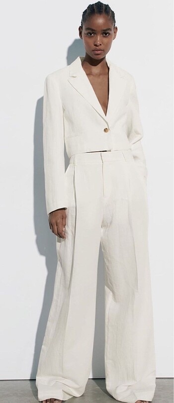 xs Beden Zara Basic Crop Blazer