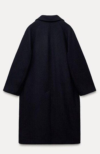 m Beden lacivert Renk ZW Collection Oversize Kaban