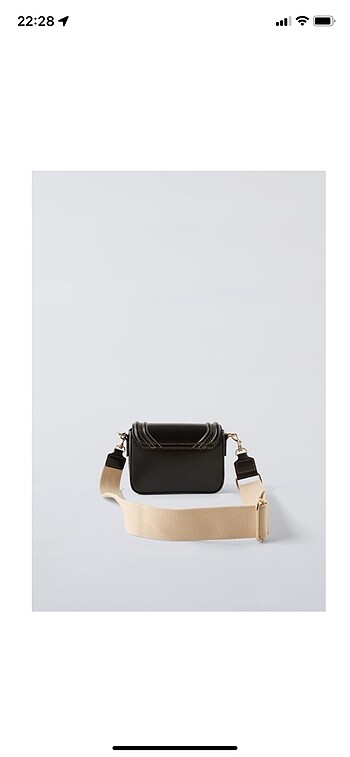  Beden siyah Renk Zara Basic Mini Çapraz Askılı Çanta