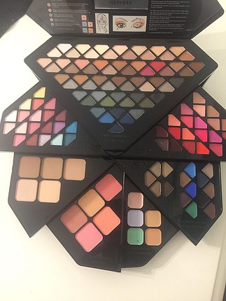 universal Beden çeşitli Renk Sephora Makyaj Seti