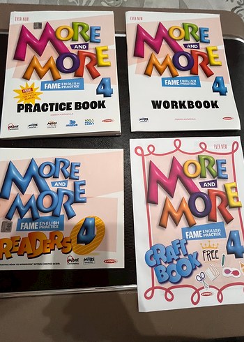 More and More 4 İngilizce Çalışma Kitapları Seti