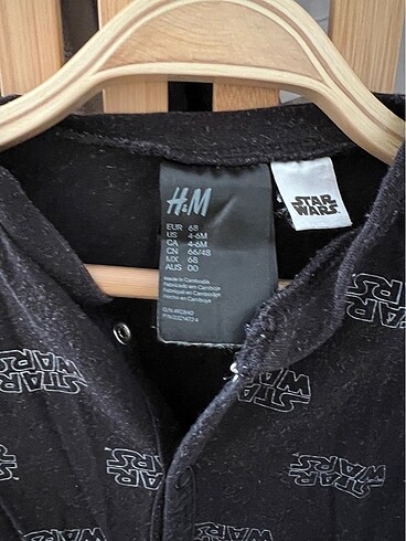 3-6 Ay Beden H&M Star Wars Tulum