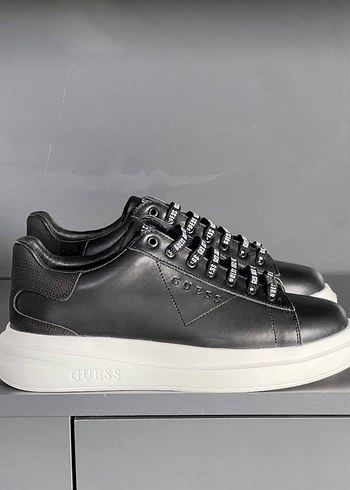 Guess Siyah Deri Sneaker