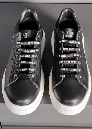 Guess Siyah Deri Sneaker