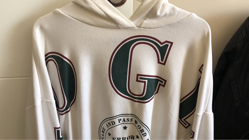 m Beden beyaz Renk sweatshirt