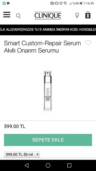 clinique smart custom repair serum 