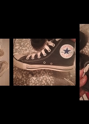 38 Beden siyah Renk converse ayakkabı 