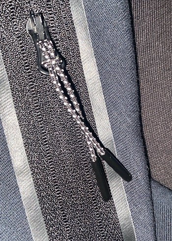 Siyah Nike Spor Fermuarlı Sweatshirt - Görsel 5