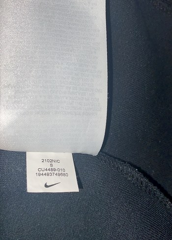 Siyah Nike Spor Fermuarlı Sweatshirt - Görsel 2