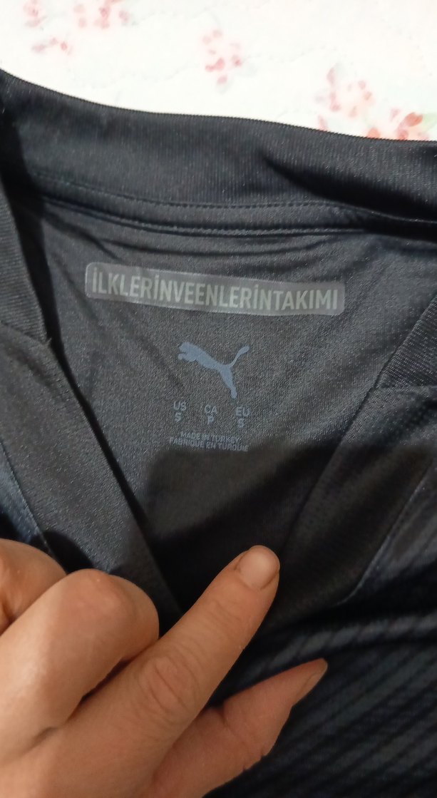 Erkek Siyah Kısa Kollu Spor Tişört - Görsel 2