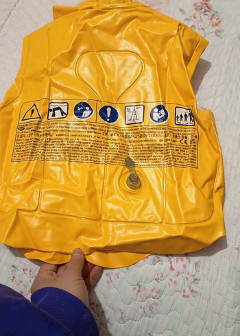 Sarı Çocuk Şişme Yüzme Yeleği - Görsel 3