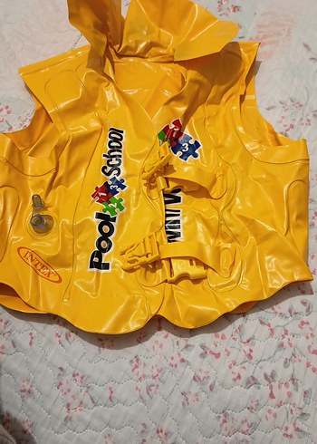 Sarı Çocuk Şişme Yüzme Yeleği - Görsel 2