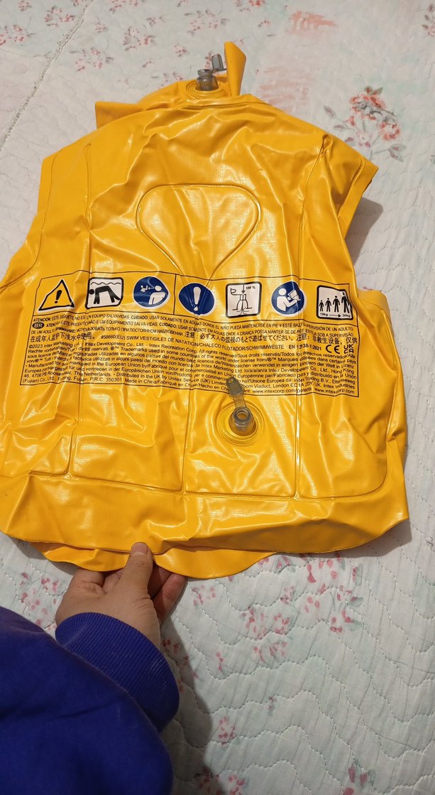 Sarı Çocuk Şişme Yüzme Yeleği - Görsel 3