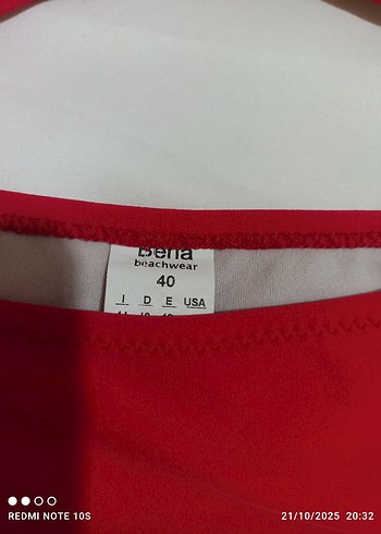 Kırmızı Fiyonk Detaylı Strappy Bikini - Görsel 2