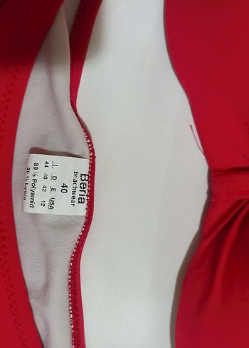 Kırmızı Fiyonk Detaylı Strappy Bikini - Görsel 3