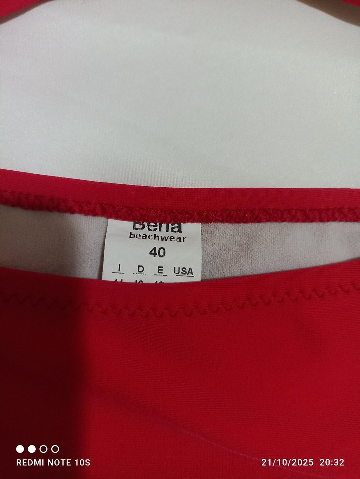 Kırmızı Fiyonk Detaylı Strappy Bikini - Görsel 2